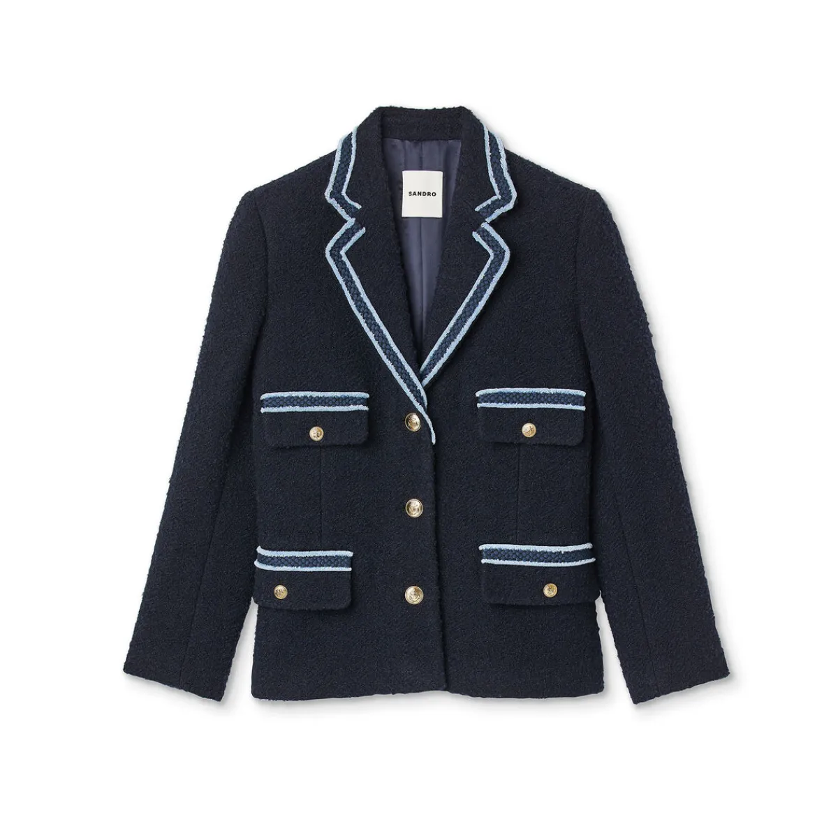 Flash Sale Tweed Jacket With Contrasting Trim Women Jackets & Blazers