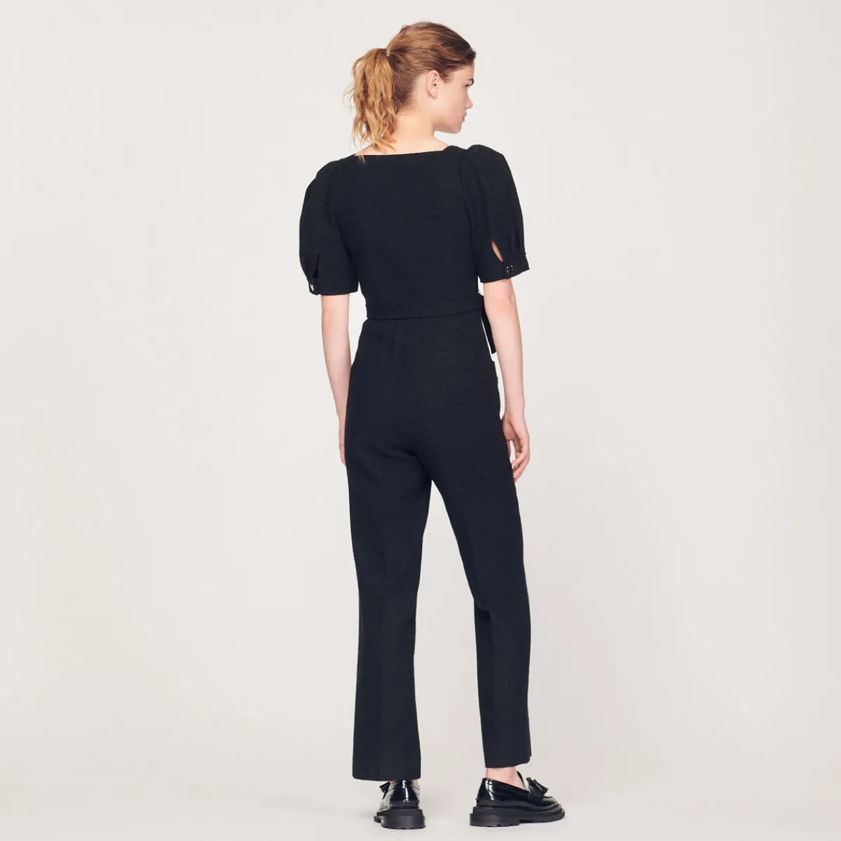 Outlet Tweed Jumpsuit Women Jumpsuits