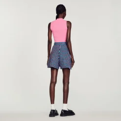 Flash Sale Tweed Shorts Women Matching Sets