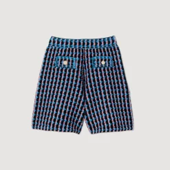 Flash Sale Tweed Shorts Women Matching Sets