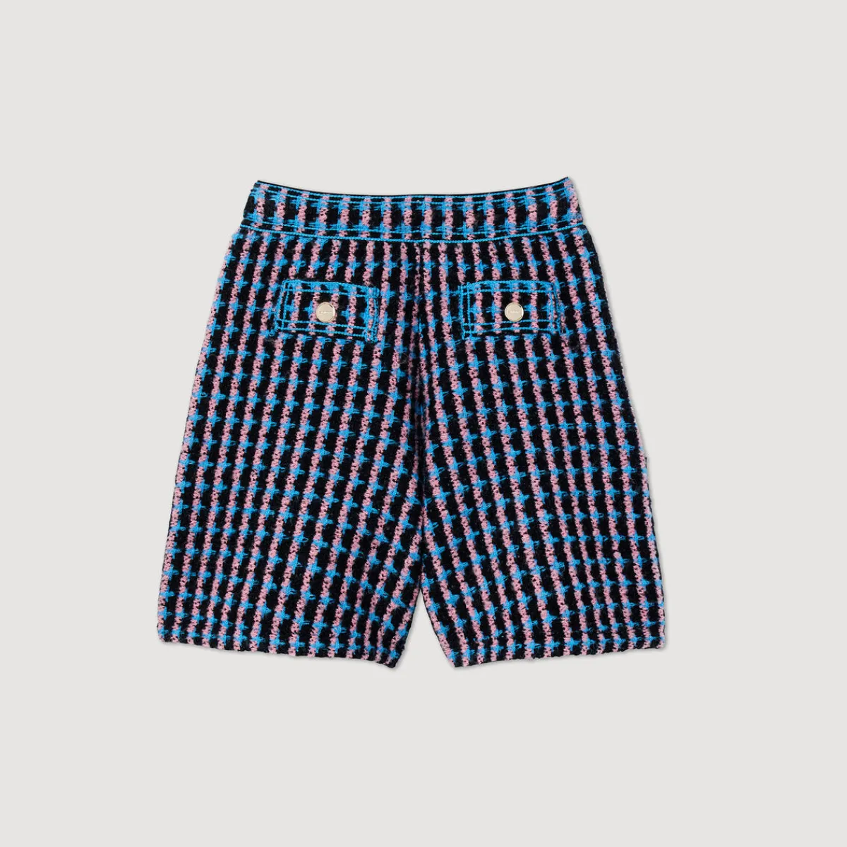Flash Sale Tweed Shorts Women Matching Sets