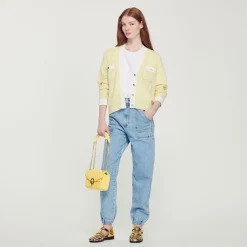 Sale Two-Tone Cardigan Women Sweaters & Cardigans