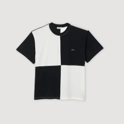 Shop Two-Tone Organic Cotton T-Shirt Men T-Shirts & Polos