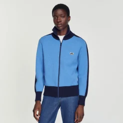 Best Two-Tone Zip Cardigan Men Sweatshirts