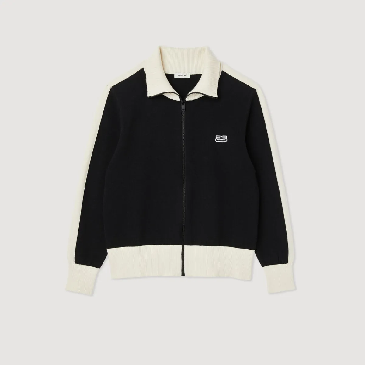 Best Sale Two-Tone Zip Cardigan Men Sweatshirts
