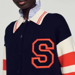 Shop Varsity Coatigan Women Sweaters & Cardigans