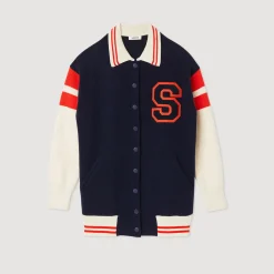 Shop Varsity Coatigan Women Sweaters & Cardigans
