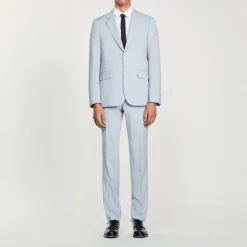 New Virgin Wool Suit Jacket Men Suits & Blazers