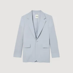 New Virgin Wool Suit Jacket Men Suits & Blazers