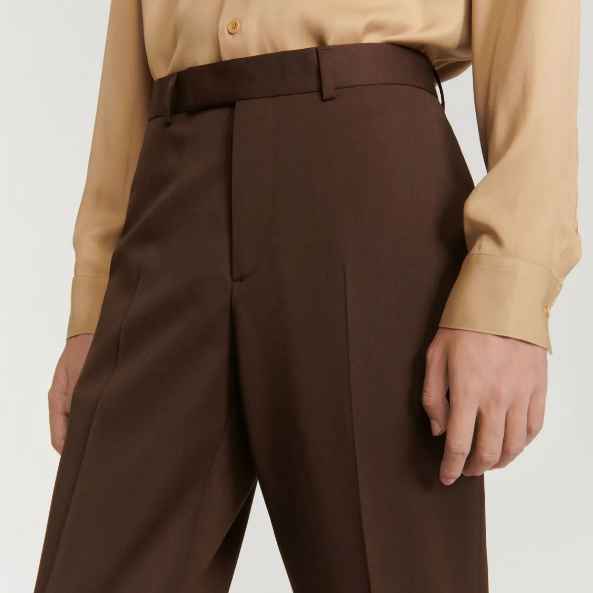 Outlet Virgin Wool Suit Pants Men Suits & Blazers