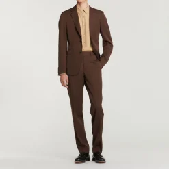 Outlet Virgin Wool Suit Pants Men Suits & Blazers