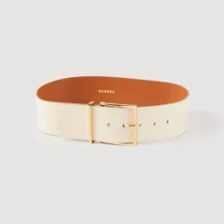 Fashion Wide Smooth Leather Belt Women Belts
