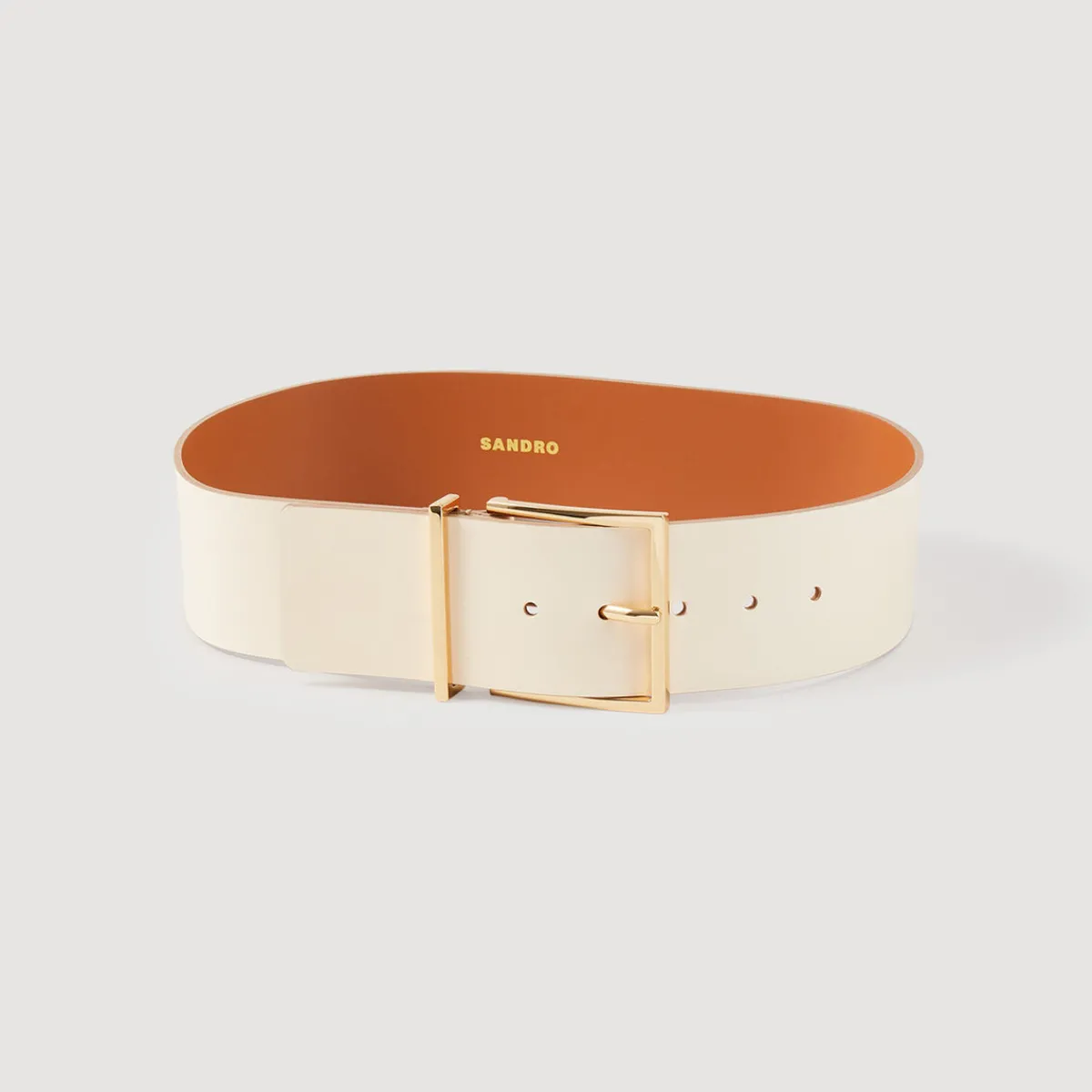 Fashion Wide Smooth Leather Belt Women Belts