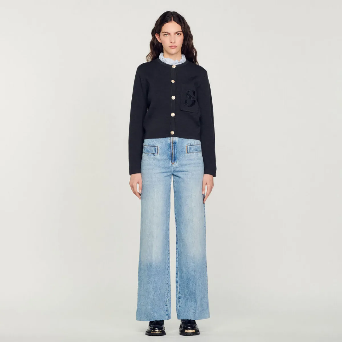 Cheap Wide-Leg Jeans Women Jeans