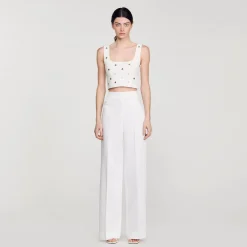 Fashion Wide-Leg Pants Women Matching Sets