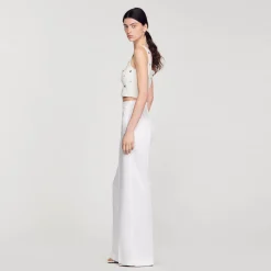Fashion Wide-Leg Pants Women Matching Sets