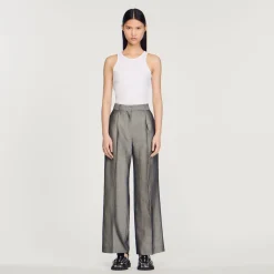Online Wide-Leg Pants Women Matching Sets