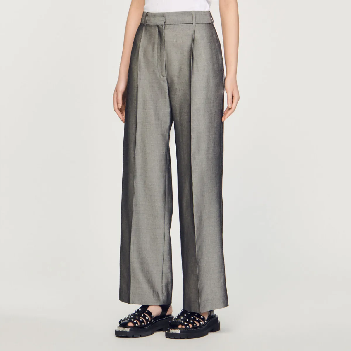 Online Wide-Leg Pants Women Matching Sets