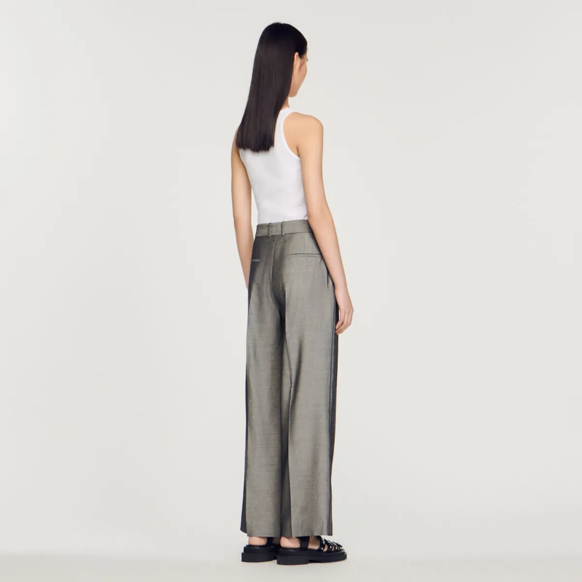 Online Wide-Leg Pants Women Matching Sets
