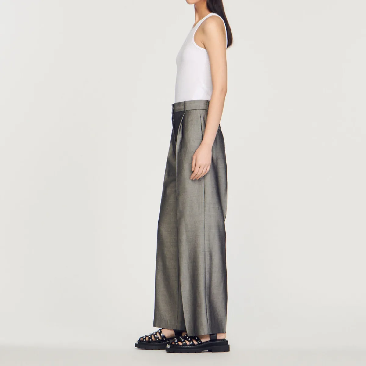 Online Wide-Leg Pants Women Matching Sets