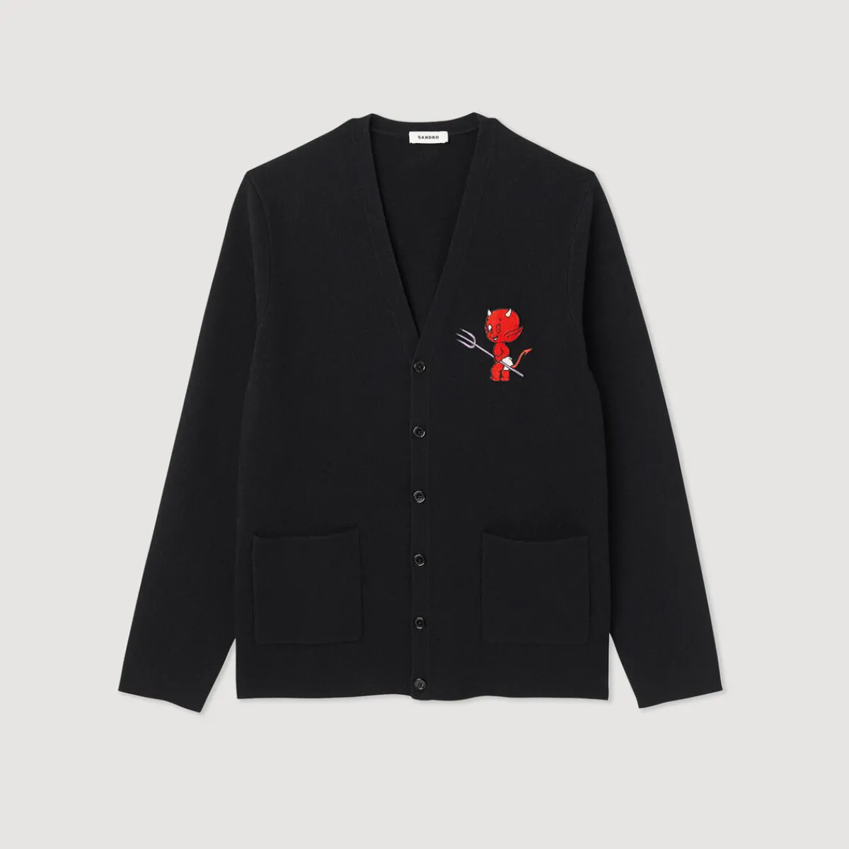 Fashion Wool And Cashmere Hot Stuff Cardigan Men Sweaters & Cardigans