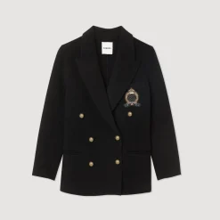 Flash Sale Wool Blazer With A Patch Women Coats
