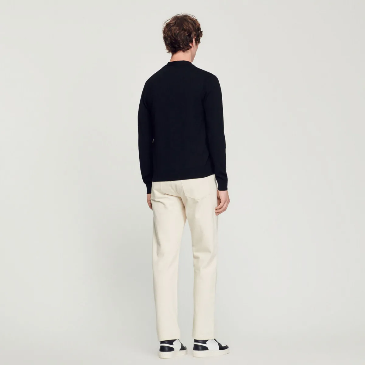 Hot Wool Cardigan With S Patch Men Sweaters & Cardigans
