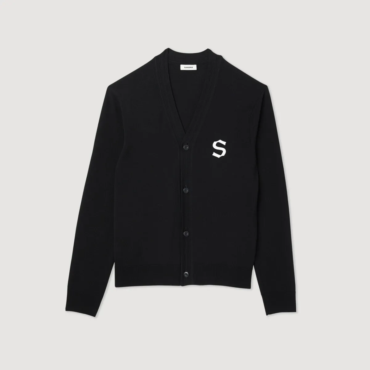 Hot Wool Cardigan With S Patch Men Sweaters & Cardigans