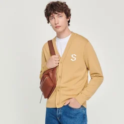Flash Sale Wool Cardigan With S Patch Men Sweaters & Cardigans