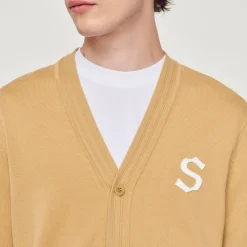 Flash Sale Wool Cardigan With S Patch Men Sweaters & Cardigans