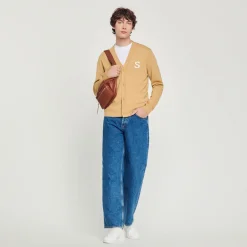 Flash Sale Wool Cardigan With S Patch Men Sweaters & Cardigans