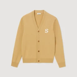 Flash Sale Wool Cardigan With S Patch Men Sweaters & Cardigans