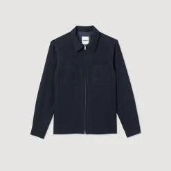 Store Wool Overshirt Men Jackets