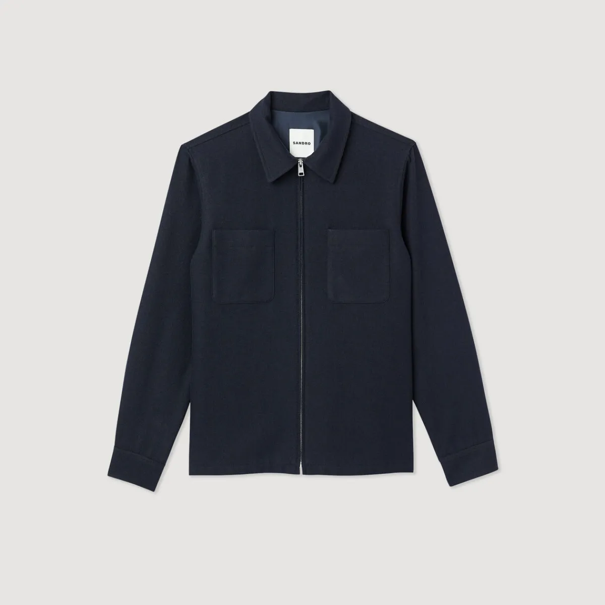 Store Wool Overshirt Men Jackets