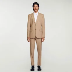 New Wool Suit Jacket Men Suits & Blazers