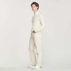 Online Wool Sweater With Zipped Collar Men Sweaters & Cardigans