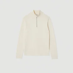 Online Wool Sweater With Zipped Collar Men Sweaters & Cardigans
