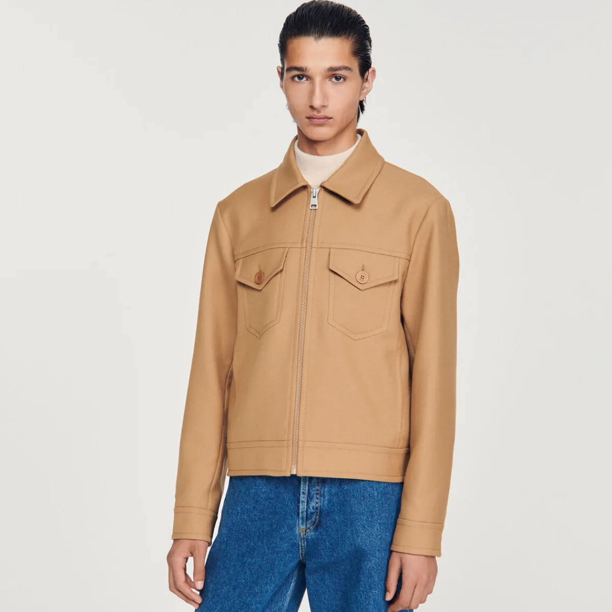 Outlet Zip Jacket Men Jackets