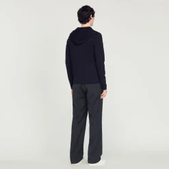 Discount Zipped Cardigan With Hood Men Sweaters & Cardigans