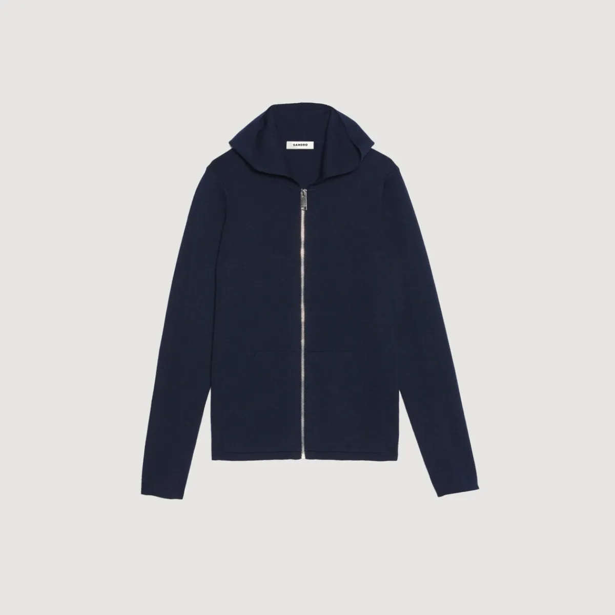 Discount Zipped Cardigan With Hood Men Sweaters & Cardigans