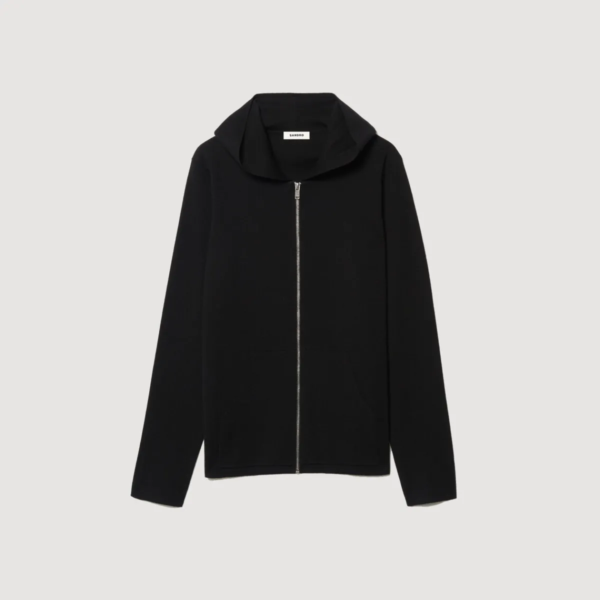 Sale Zipped Cardigan With Hood Men Sweaters & Cardigans