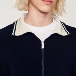 Online Zipper Cardigan Men Sweatshirts