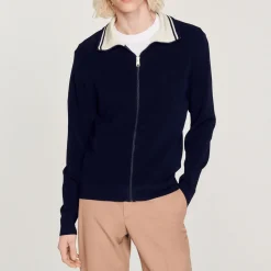Online Zipper Cardigan Men Sweatshirts
