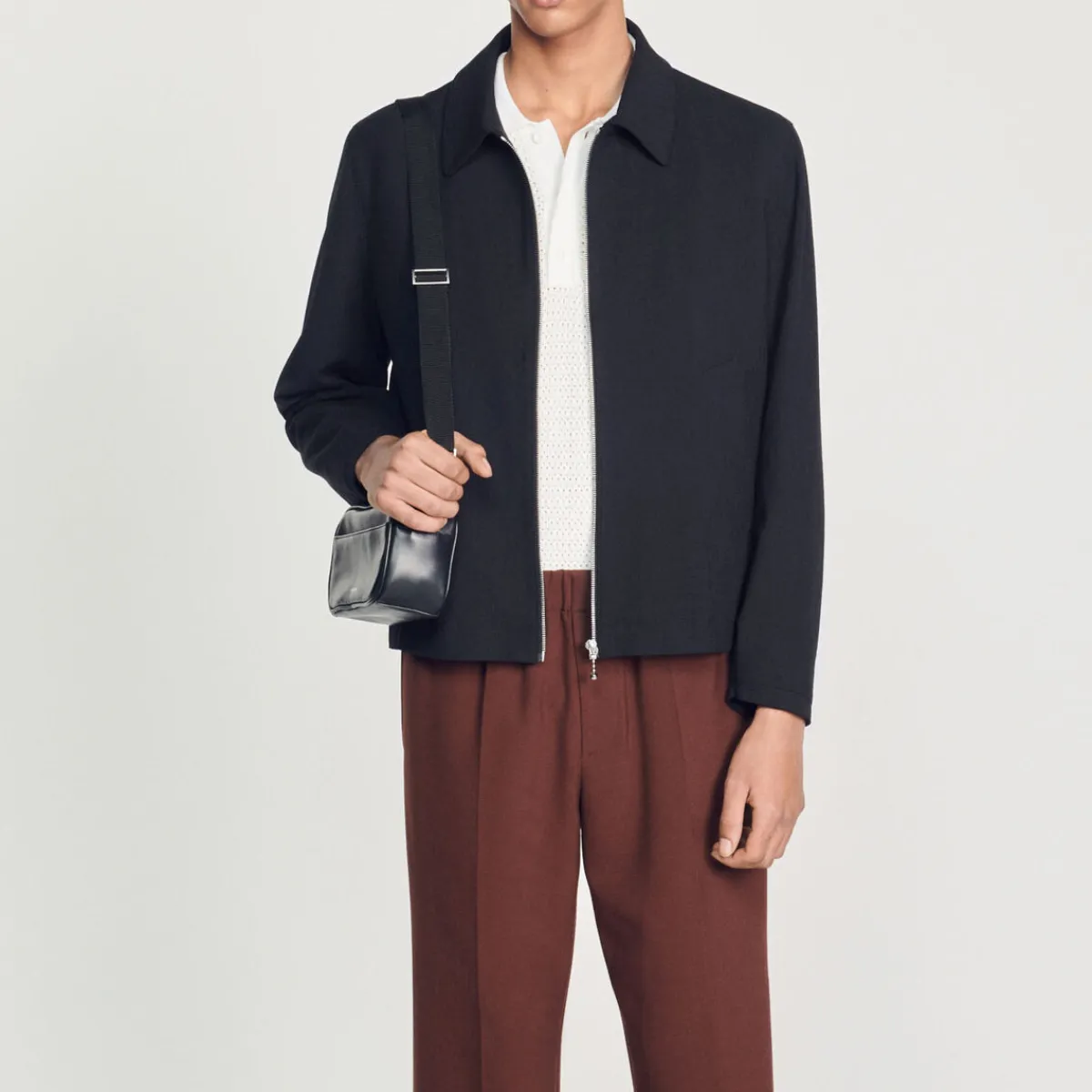 Outlet Zip-Up Jacket Men Jackets