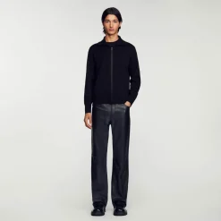 Clearance Zip-Up Wool Cardigan Men Sweaters & Cardigans