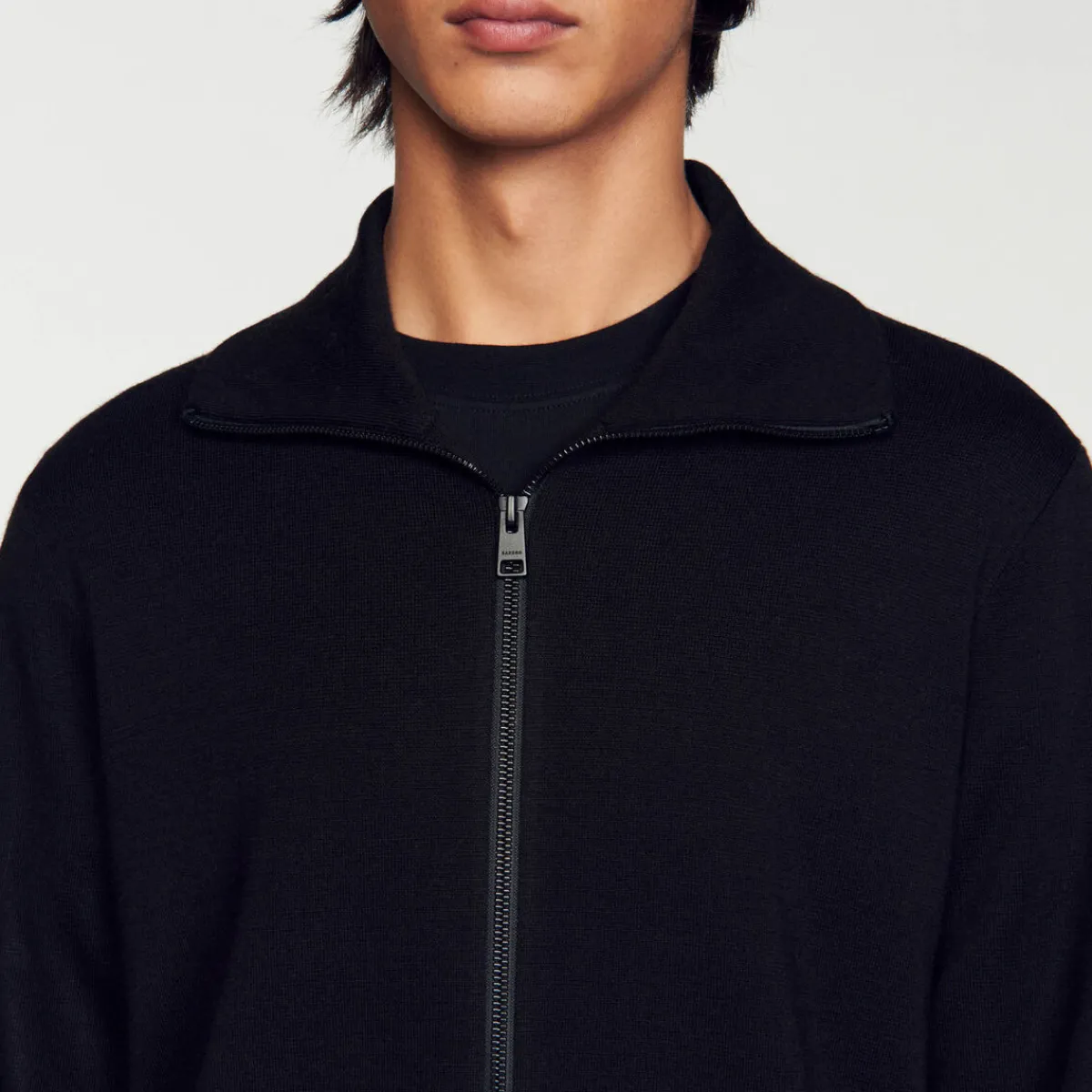 Clearance Zip-Up Wool Cardigan Men Sweaters & Cardigans