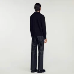 Clearance Zip-Up Wool Cardigan Men Sweaters & Cardigans