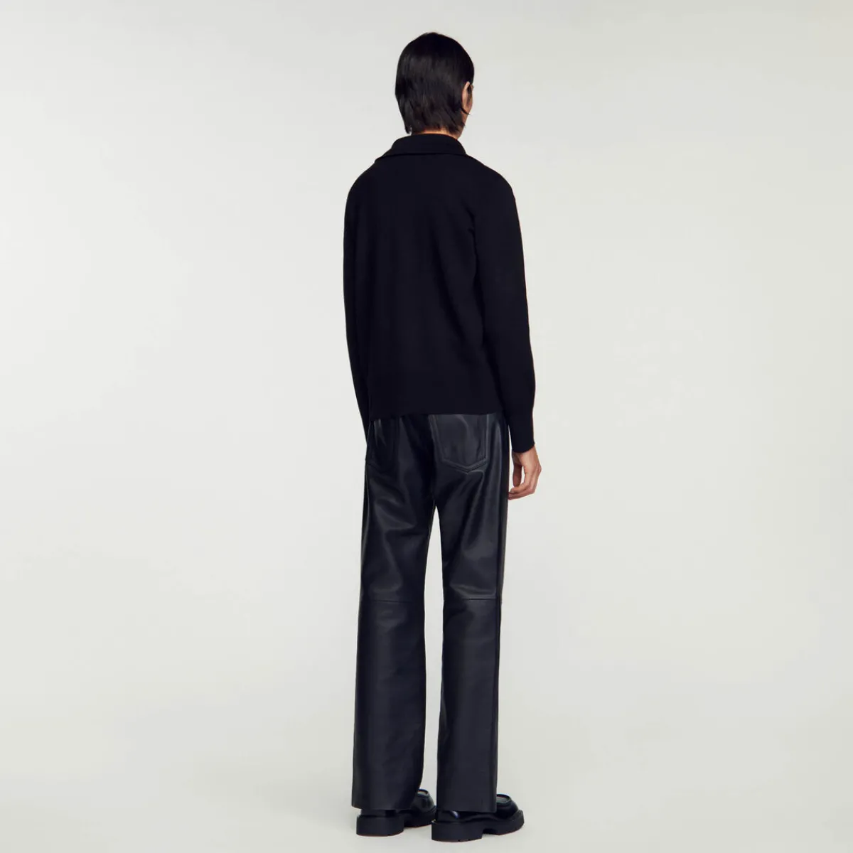 Clearance Zip-Up Wool Cardigan Men Sweaters & Cardigans